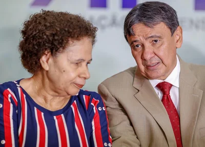 Regina Sousa e Wellington Dias