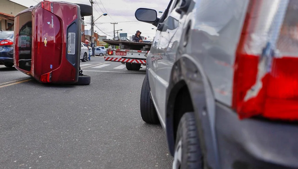 Carros envolvidos no acidente