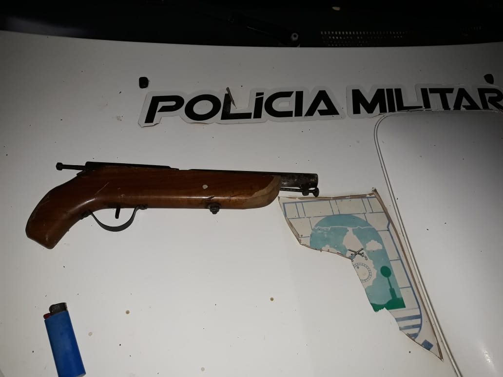 Arma apreendida pela Polícia Militar do Piauí