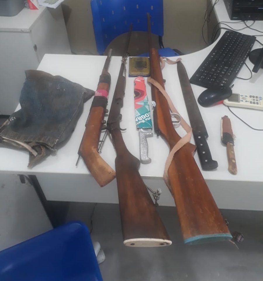 Armas apreendidas