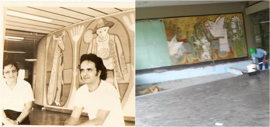 Afrânio Castelo Branco e suas obras nos corredores da Cepisa