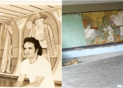 Afrânio Castelo Branco e suas obras nos corredores da Cepisa