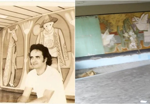 Afrânio Castelo Branco e suas obras nos corredores da Cepisa
