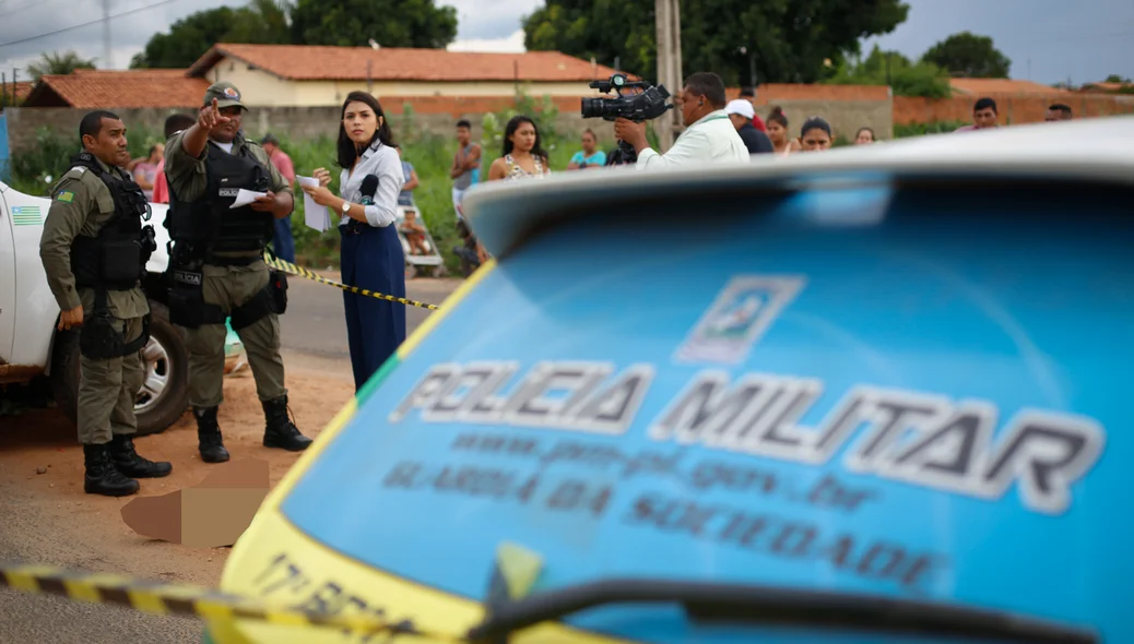 Polícia foi chamada para a ocorrência 