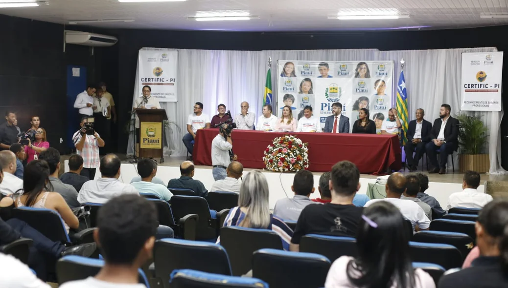Solenidade de lançamento do CERTIFIC-PI aconteceu na zona norte de Teresina
