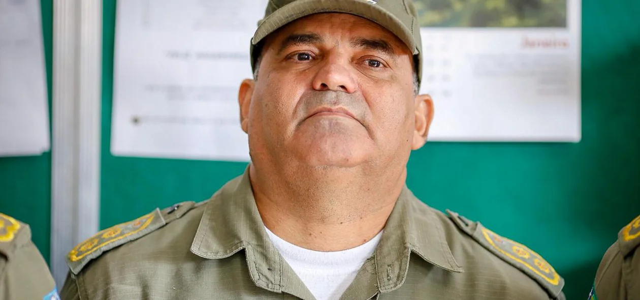 Tenente-coronel Jozinaldo, comandante do 17º Batalhão da Polícia Militar