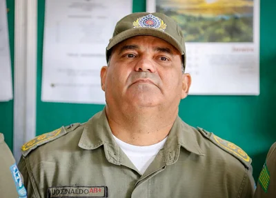 Tenente-coronel Jozinaldo, comandante do 17º Batalhão da Polícia Militar