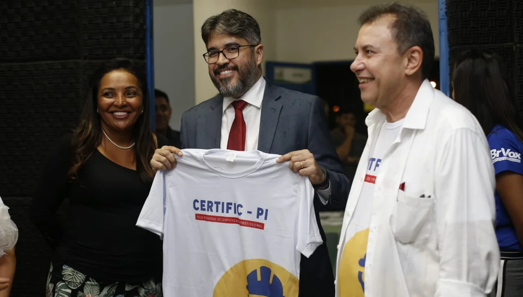 Wellington Dias em cerimônia de lançamento do CERTIFIC-PI