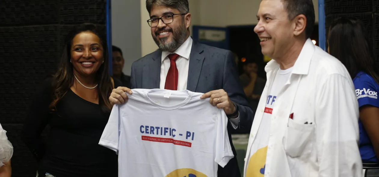 Wellington Dias em cerimônia de lançamento do CERTIFIC-PI