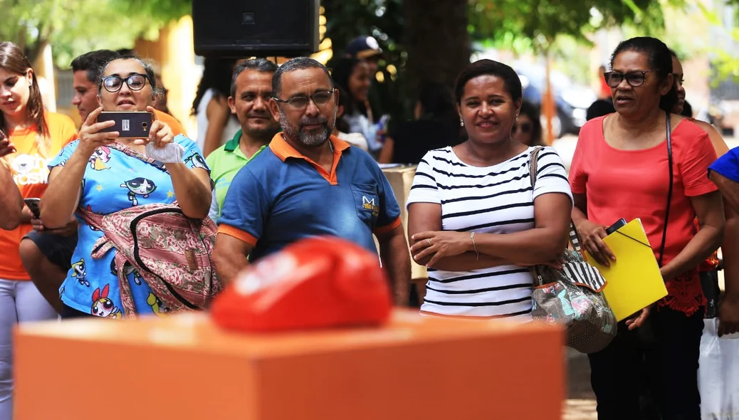 O evento aconteceu na Praça João Luis Ferreira