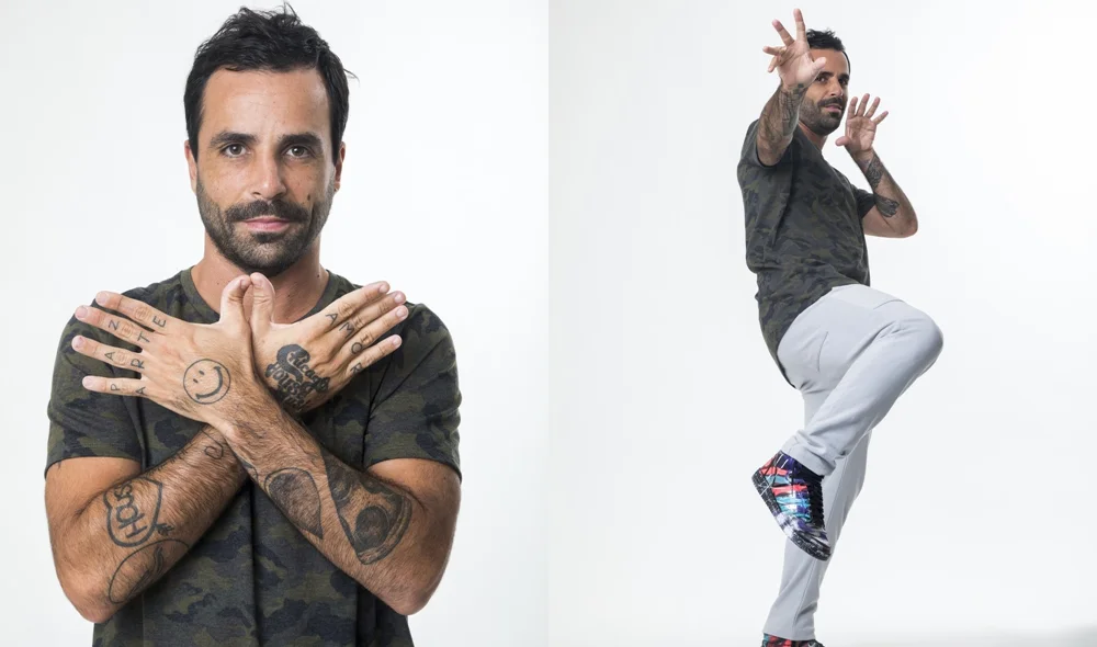 Vinicius, de 40 anos, é Artista Plástico e também trabalha como Diretor de Artes e Designer Gráfico