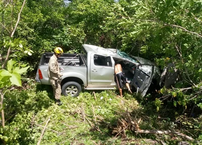 Carro envolvido no acidente