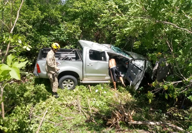 Carro envolvido no acidente