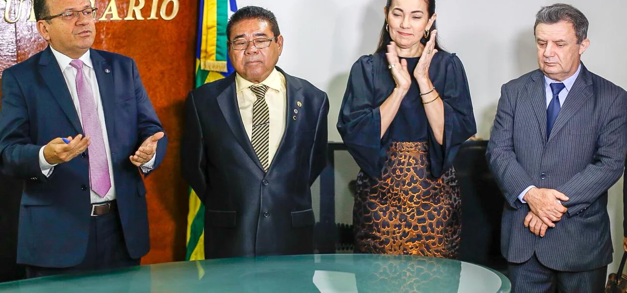 Solenidade de posse do desembargador José James como coordenador do Núcleo da Mulher no Tribunal de Justiça