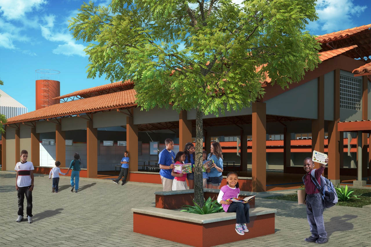 Projeto da nova escola de Cocal