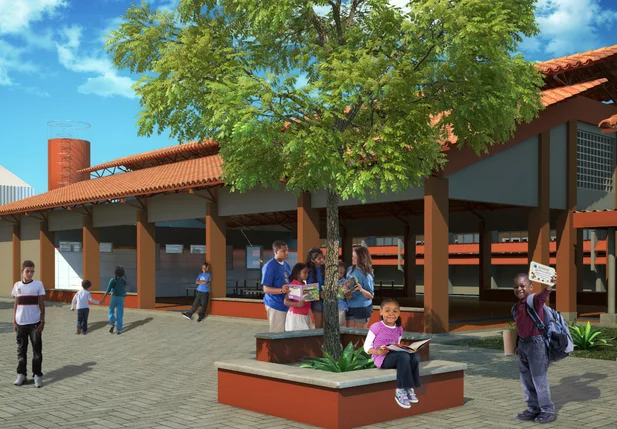 Projeto da nova escola de Cocal