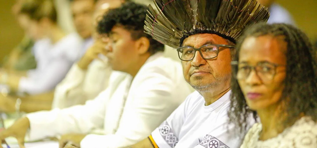 Representante quilombola na reunião o Conselho Estadual de Segurança Pública