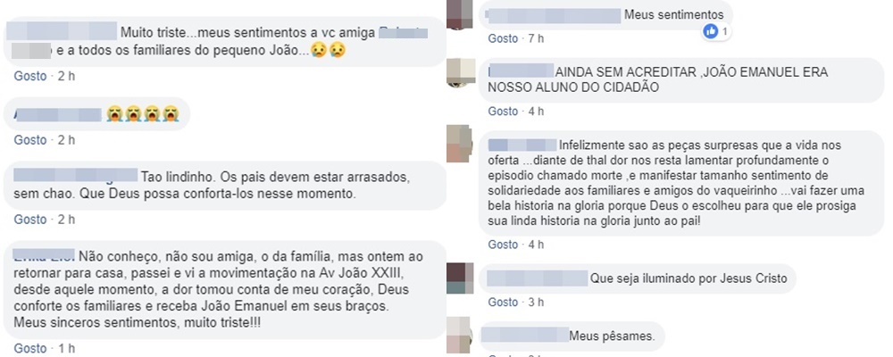 Familiares e amigos se despedem de João Manoel