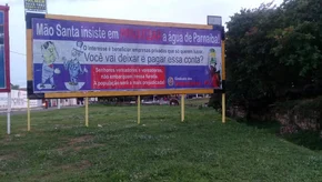 Prefeito Mão Santa mandou derrubar outdoor 