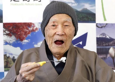 Homem mais velho do mundo morre no Japão