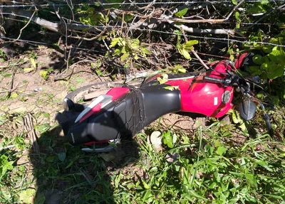 Motocicleta utilizadas pelos acusados