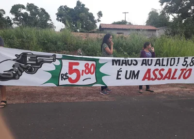 Protesto na BR 343