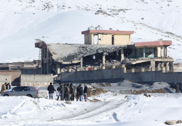 Base afegã após o ataque