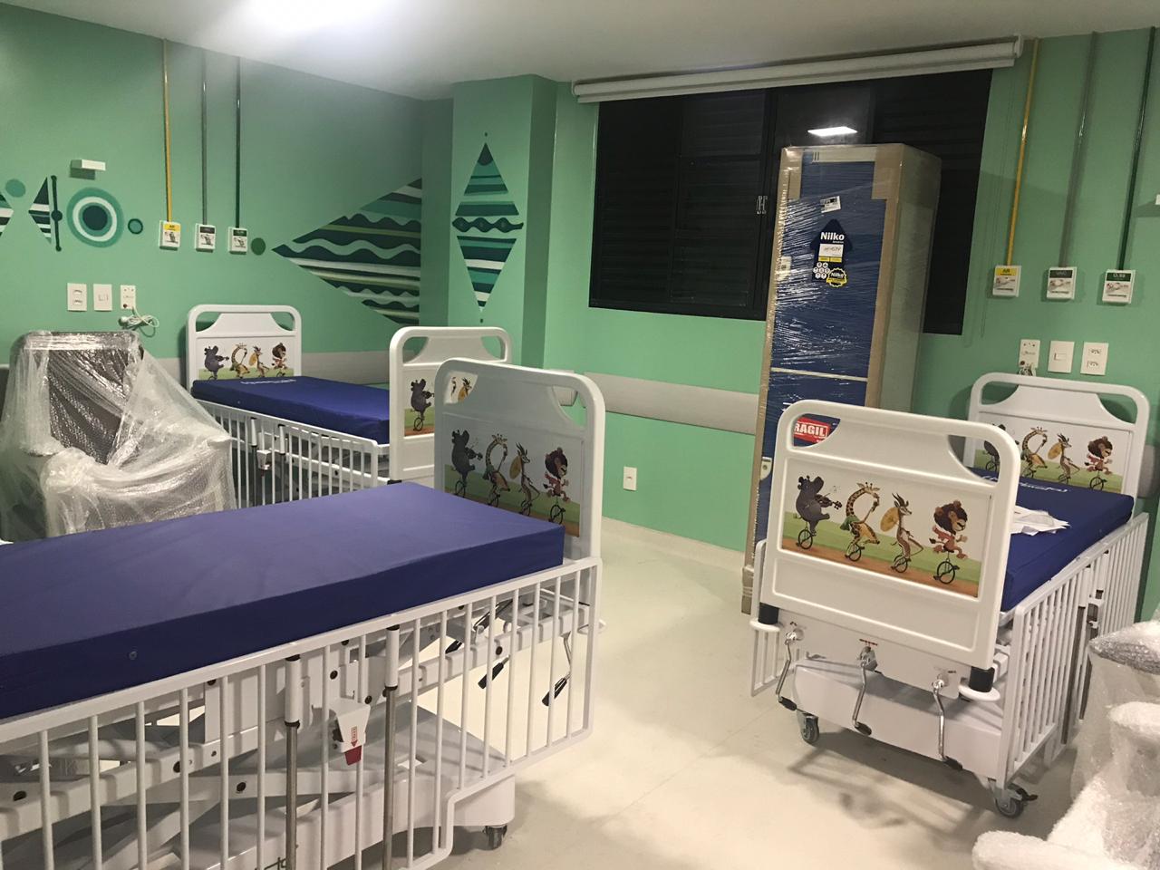 Enfermarias infanto-juvenil no Hospital São Marcos