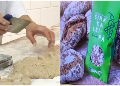 A massa dos pães finlandeses é feita com 70 grilos secos esmagados