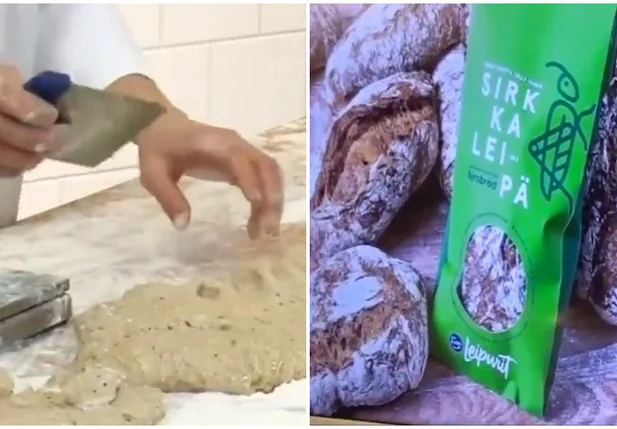 A massa dos pães finlandeses é feita com 70 grilos secos esmagados