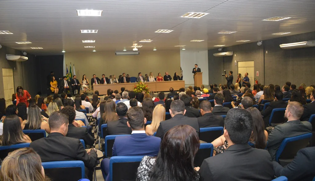 Auditório ficou lotado durante a solenidade