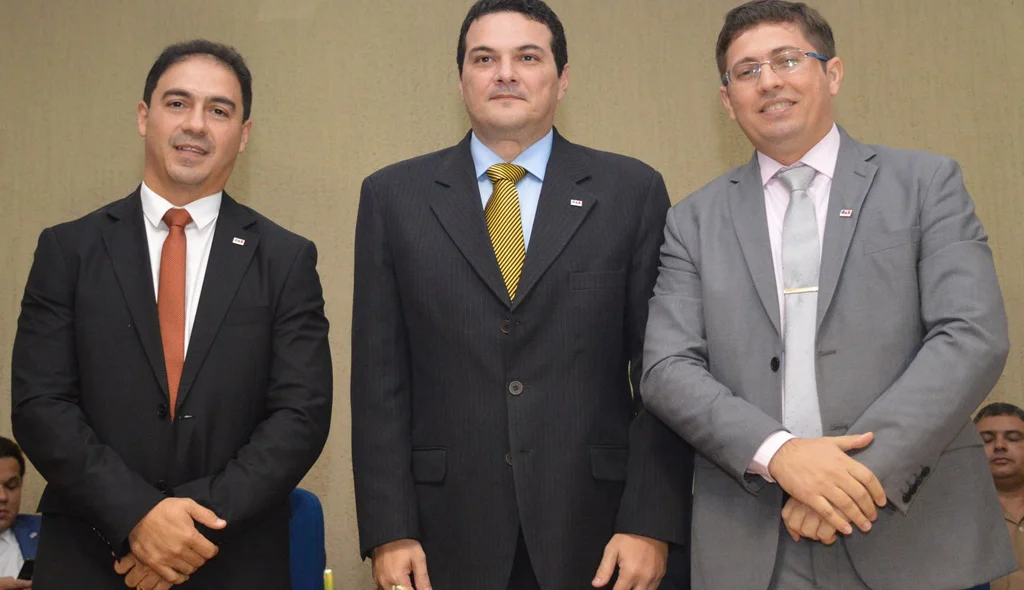 Kleber Curica, Celso Barros Coelho e Frank Bezerra