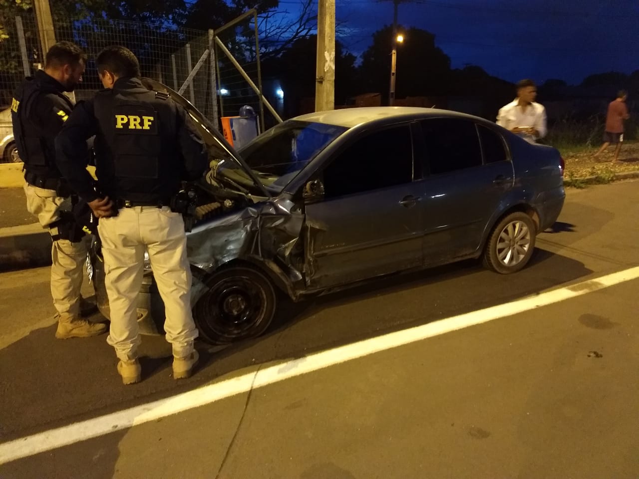 Veículo recuperado pela PRF