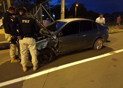 Veículo recuperado pela PRF