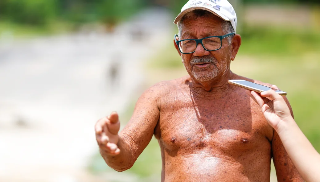 Antonio, Morador do bairro onde aconteceu o acidente