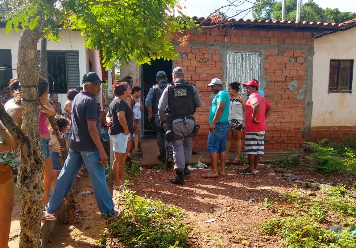 Residência onde ocorreu o crime
