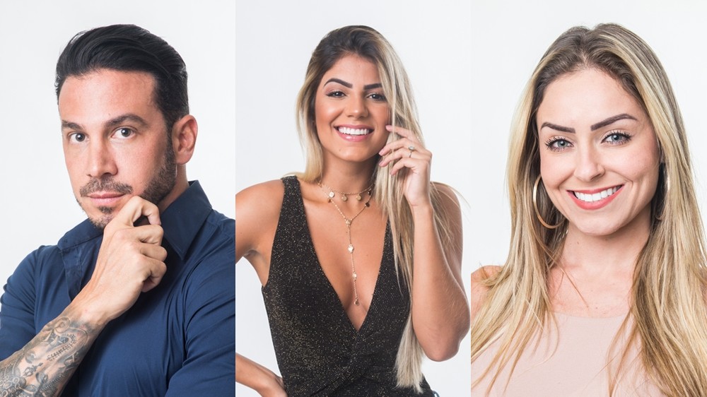 O paredão é formado por Gustavo, Hariany e Paula