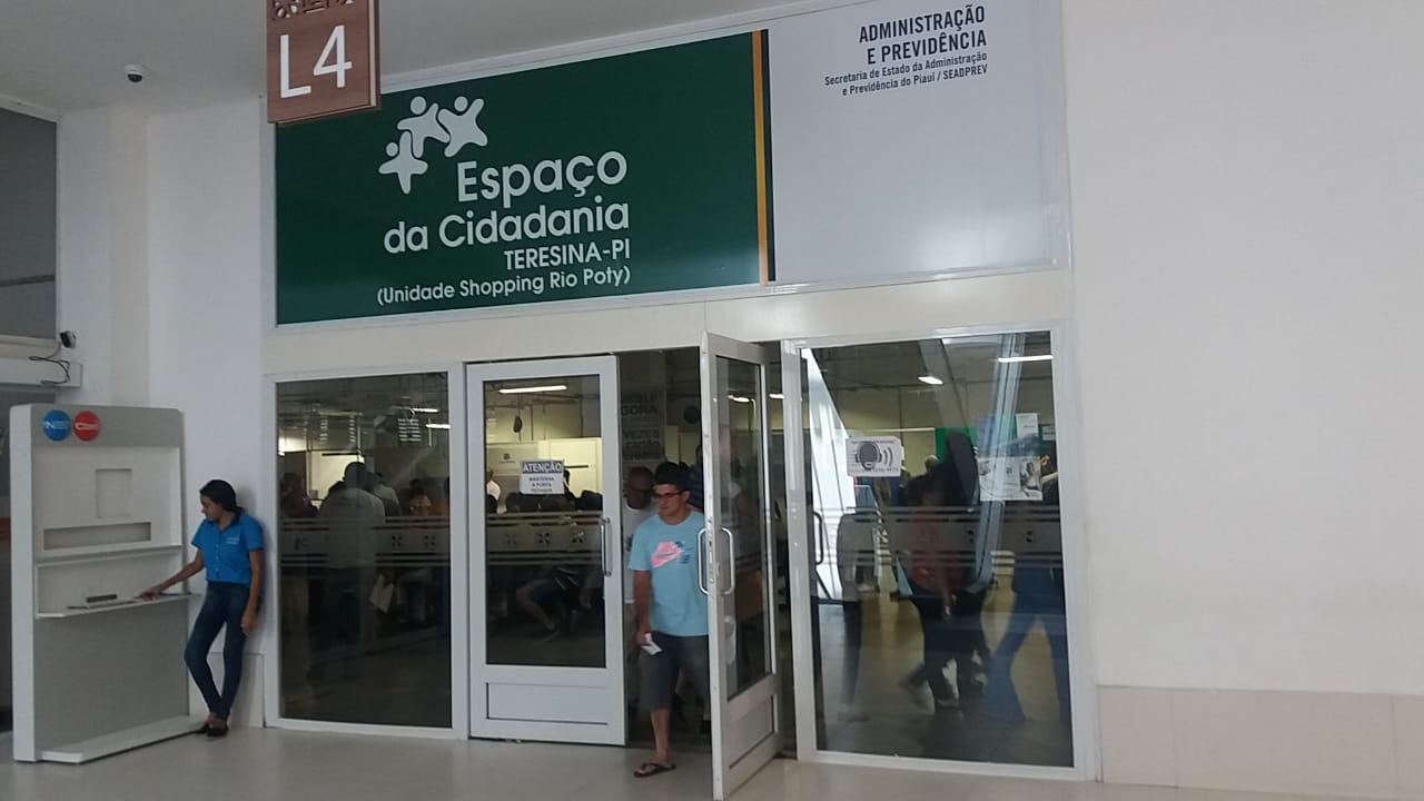 Espaço da Cidadania no Shopping Rio Poty