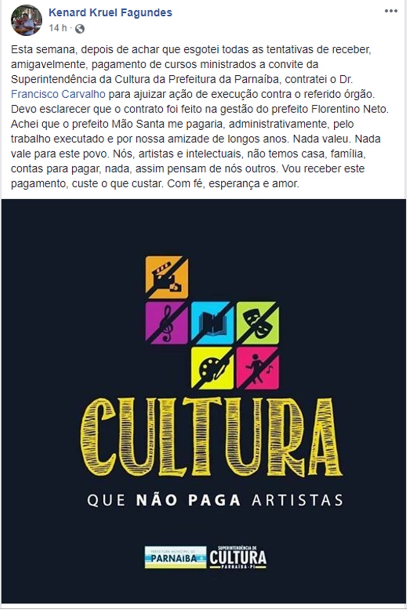 Veja a postagem de Kenard Kruel Fagundes