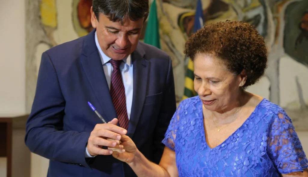 Wellington Dias e Regina Sousa 