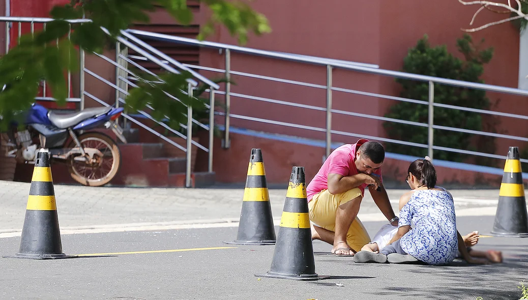 Pais do motociclista machucado em acidente na zona leste