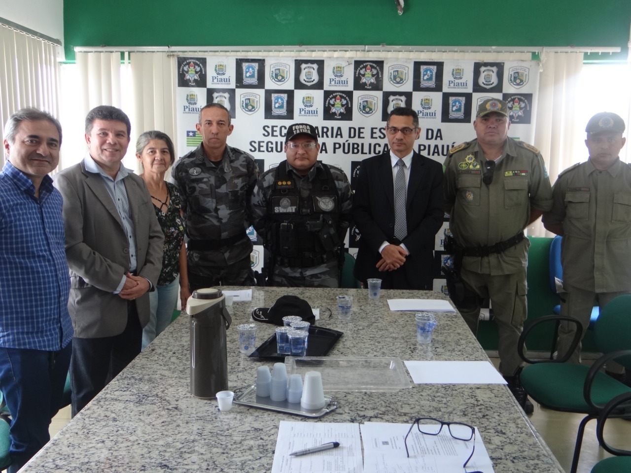 Autoridades se reuniram para tratar da segurança no IFPI