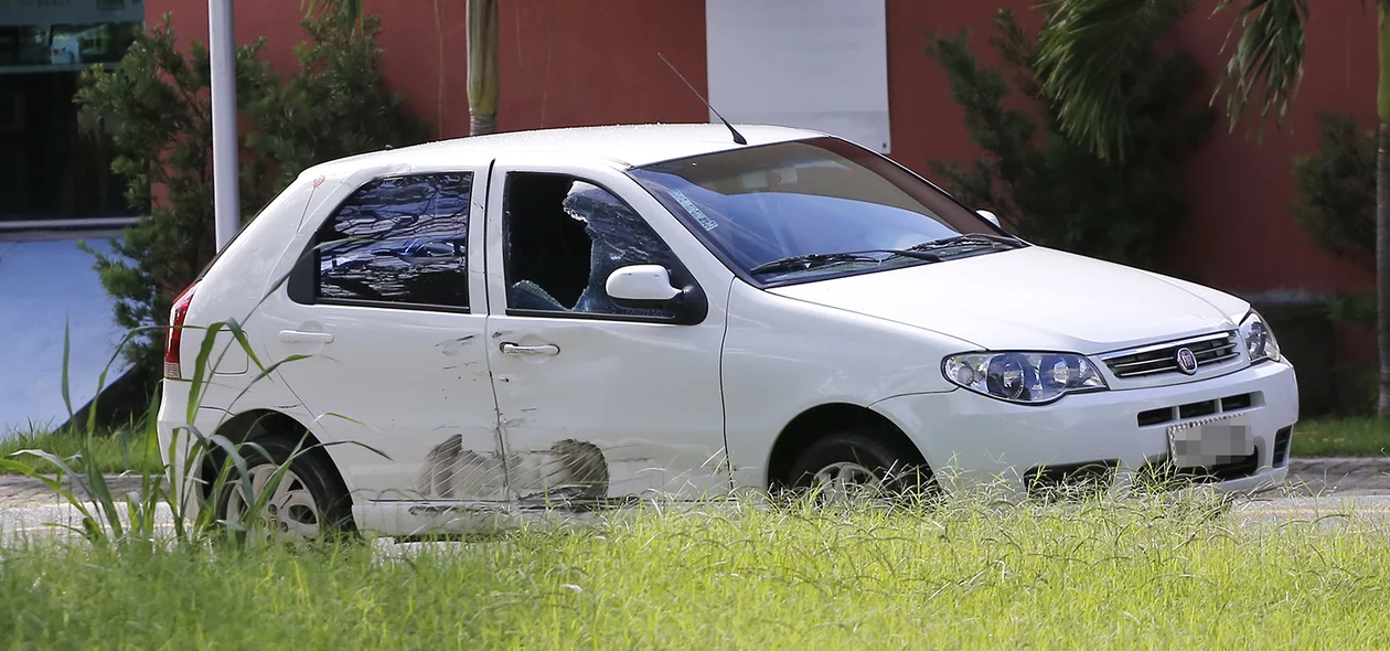 Carro envolvido no acidente