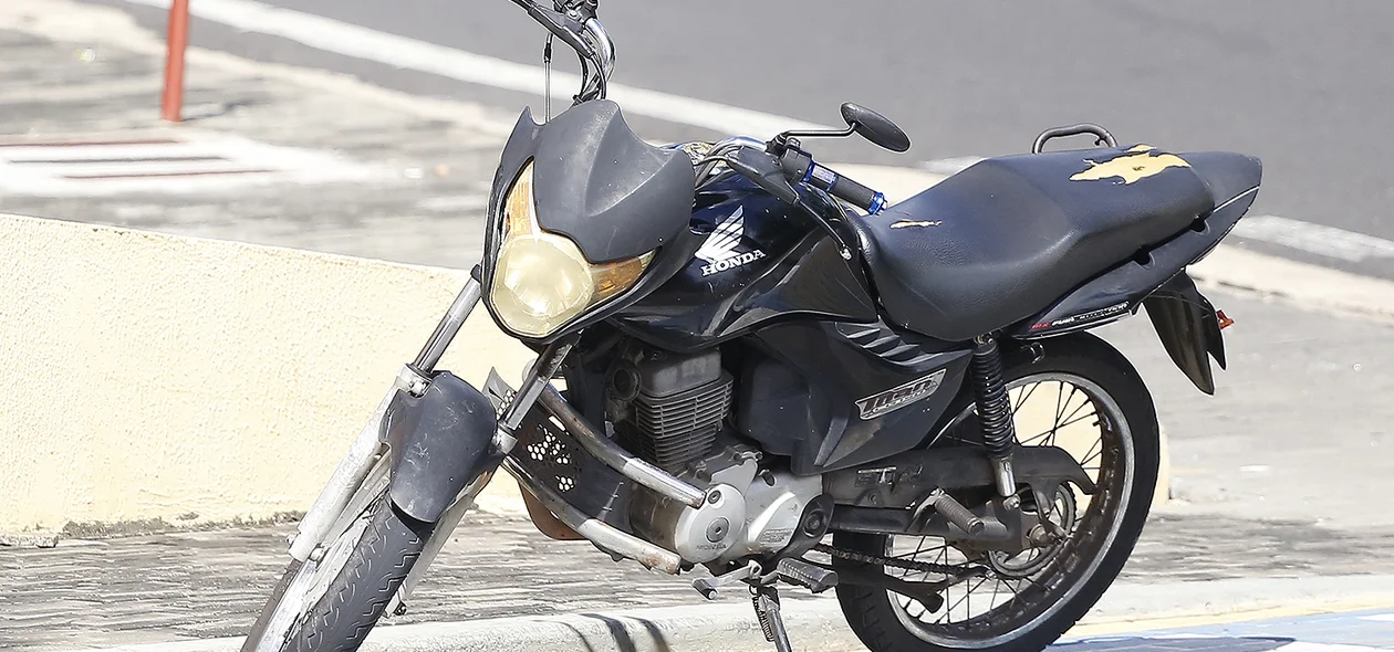 Motocicleta da vítima