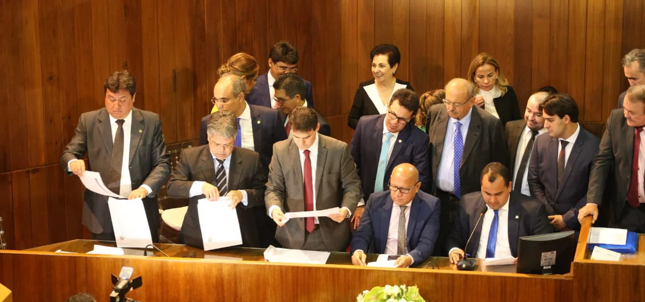 Momento da contagem dos votos