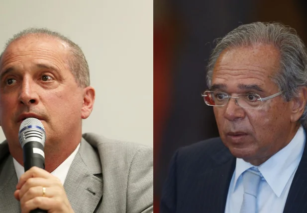 Onyx Lorenzoni e Paulo Guedes