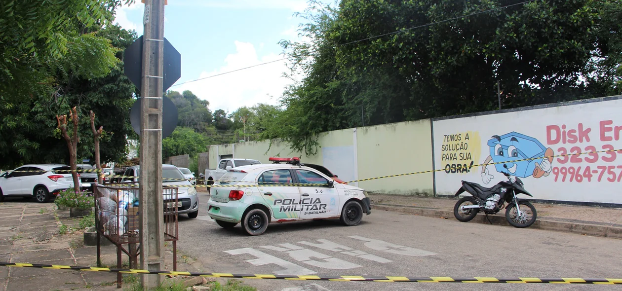 Polícia Militar esteve no local 