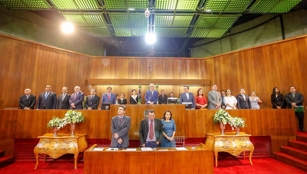 Solenidade de posse dos deputados na Alepi