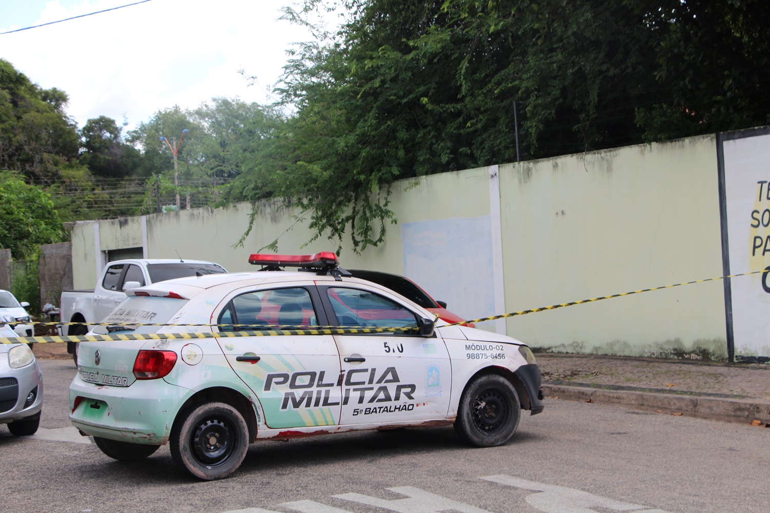 Viatura do 5º Batalhão da PM-PI