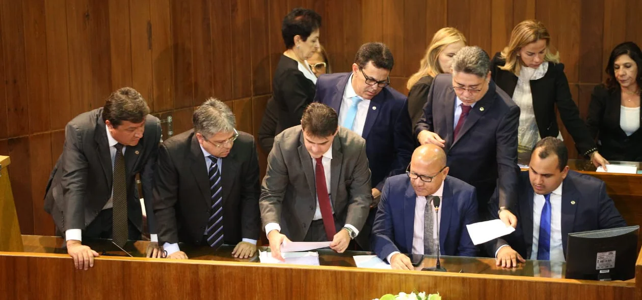 Votação pra escolha da Mesa Diretora da Alepi